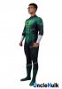 Green Lantern Cosplay Costume Style 4 Spandex Zentai Bodysuit - with Rubber chest logo - SH0504 | UncleHulk