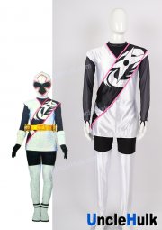 Shuriken Sentai Ninninger White Ninja Fuka Igasaki Cosplay Costume | UncleHulk