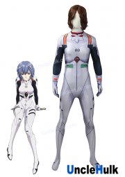 EVA-00 Propotype Ayanami Rei Spandex Suit Cosplay Costume | UncleHulk