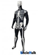 Print Pattern Human Skeleton Cosplay Spandex Black Suit Halloween | UncleHulk