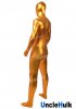 Golden Rubberized Fabric Bodysuit - ZS407 | UncleHulk