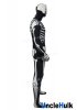 Print Pattern Human Skeleton Cosplay Spandex Black Suit Halloween | UncleHulk