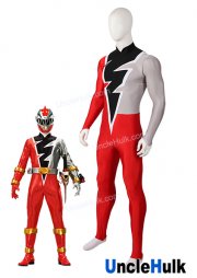 Kishiryu Sentai Ryusoulger Red Solider Koh Spandex Cosplay Costume | UncleHulk