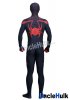 Spider Miles Morales Black and Red Cosplay Bodysuit - SP541 | UncleHulk