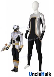 Lupin X Cosplay Costume from Kaitou Sentai Lupinranger - Spandex and Faux Leather Fabric Bodysuit - with gloves PR1704 | UncleHulk