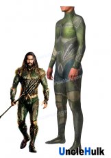Aquaman of Movie 2018 Jason Momoa Greeen Spandex Zentai Costume Halloween Bodysuit | UncleHulk