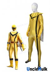 Mystic Force Yellow MagiRanger Cosplay Costume - include cloak and gloves | UncleHulk