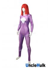 Violet and White Spandex Cosplay Costume | UncleHulk