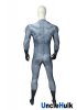 Steel Grey Bat with Silk Floss Muscle Spandex Zentai Costume | UncleHulk