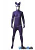 Catwoman Cosplay Spandex Zentai Suit Halloween Costume - with hood | UncleHulk