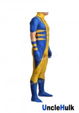 Wolverin Yellow and Blue Spandex Costume | UncleHulk