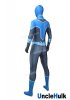 The Blue Lantern Flash The Flash Justice League Zentai Cosplay Costume -with hood | UncleHulk