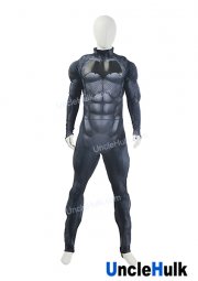 Dark Grey Bat Spandex Zentai Costume - with Silk Floss Muscle | UncleHulk