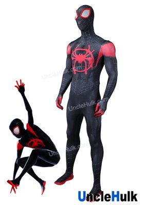 Into the Spider-Verse Miles Morales Cosplay Costume | UncleHulk