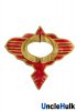 Choujin Sentai Jetman Red Hawk Satin Fabric Cosplay Costume - with shawl | UncleHulk