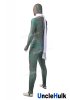 Masked Rider Amazon Spandex Zentai Costume Cosplay Bodysuit - with white scarf | UncleHulk