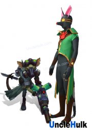 Game LOL Twitch Mouse Cosplay Costume Set | UncleHulk