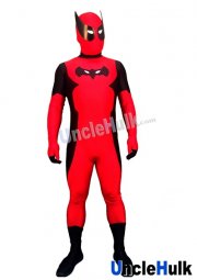 High Quality Bat Deadpool Spandex Zentai Bodysuit - Batpool | UncleHulk