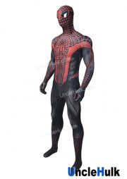 Black and Red The Amazing Spider 1 Costume TSPM1 Zentai Bodysuit Halloween Cosplay | UncleHulk