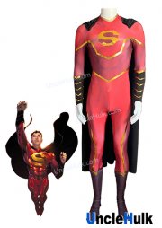 New Super-man Kenan Kong Cosplay Costume Set - with golden reflective film | UncleHulk