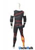 Kane WWE Elite Wrestling Outfit Black and Red Spandex Cosplay Costume | UncleHulk