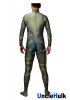 Aquaman of Movie 2018 Jason Momoa Greeen Spandex Zentai Costume Halloween Bodysuit | UncleHulk