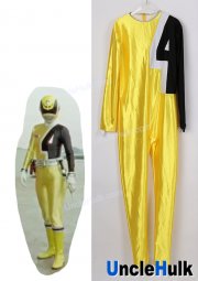 Tokusou Sentai Dekaranger DekaYellow Ranger Cosplay Bodysuit - Satin Fabric | UncleHulk