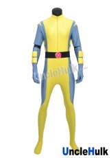 Wolverin Yellow and Cyan Spandex Costume | UncleHulk