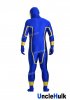 Blue Deadpool with Yellow Lenses Spandex Zentai Costume | UncleHulk