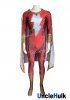 Captain Marvel Shazam Cosplay Costume - with double layers cloak - style 4 | UncleHulk