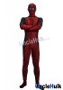 High Quality Classic Deadpool Spandex Sponge Zentai Bodysuit - with Rubber Lenses | UncleHulk