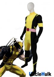 Wolver Yellow and Black Spandex Costume | UncleHulk