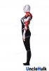 Red and Black Spider Gwen Spider Girl Spandex Costume - with hood and lenses | UncleHulk