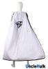 Black and White Superm Cosplay Costume - white cloak with black logo - No.24 | UncleHulk