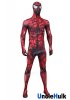 Carnage Cletus Kasady Red Venom Zentai Cosplay Costume Including Lenses | Unclehulk