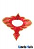 Choujin Sentai Jetman Red Hawk Satin Fabric Cosplay Costume - with shawl | UncleHulk