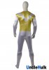 Choujuu Sentai Liveman Yellow Lion Satin Fabric Cosplay Costume | UncleHulk