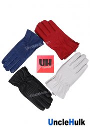 Super Sentai Genuine Leather Short Gloves Cosplay Props Masked Rider Gloves | UncleHulk