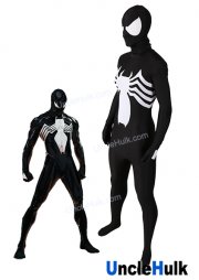 High Quality Venom Black and White Spandex Zentai Bodysuit SP702 | UncleHulk