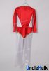 Choujin Sentai Jetman Red Hawk Satin Fabric Cosplay Costume - with shawl | UncleHulk