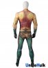 Superior Aquaman Costume Cosplay Golden Bodysuit after getting trident of Movie 2018 - Jason Momoa | UncleHulk