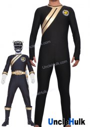 Hyakujuu Sentai Gaoranger Gao Black Sotaro Ushigome the Iron Bison Spandex Zentai Costume | UncleHulk