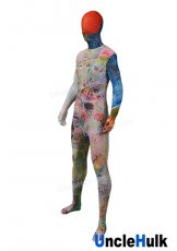 Comic Doodle Spandex Zentai Suit Halloween Costume | UncleHulk