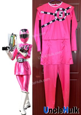 Ressha Sentai ToQger 5 Pink Ranger Cosplay Costume | UncleHulk