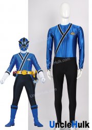 Samurai Sentai Shinkenger Shinken Blue Cosplay Costume | UncleHulk
