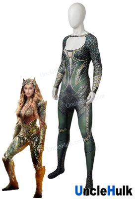 Mera 2019 Movie Aquawoman Zentai Cosplay Costume | UncleHulk