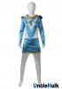 Choujin Sentai Jetman Blue Swallow Satin Fabric Cosplay Costume - with shawl | UncleHulk