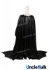 Bat Cloak Big Black Double Layers Cape - Model B updated version - Immitation Leather Outside and Spandex Fabric Inside | UncleHulk