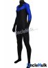 Nightwing Costume Black and Royal Blue Spandex Cosplay Costume | UncleHulk