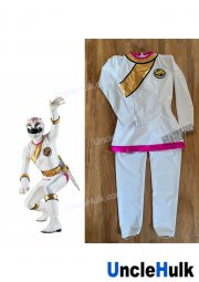 Hyakujuu Sentai Gaoranger Gao White Cosplay Costume - Tops and Trousers | UncleHulk